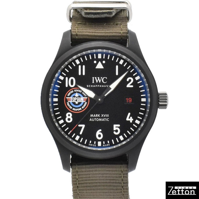 IWC パイロットウォッチ マーク18 トップガン SFTI IW324712 自動巻き ブラック セラミック 41mm メンズ 未使用品 Zetton