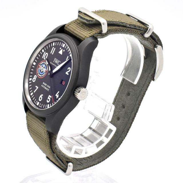 IWC パイロットウォッチ マーク18 トップガン SFTI IW324712 自動巻き ブラック セラミック 41mm メンズ 未使用品 Zetton