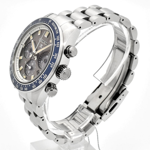 セイコー SEIKO プロスペックス スピードタイマー SBDL111 ソーラー シルバー/ブラック ステンレススチール 41.4mm メンズ USED 中古 Zetton