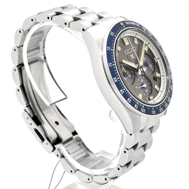 セイコー SEIKO プロスペックス スピードタイマー SBDL111 ソーラー シルバー/ブラック ステンレススチール 41.4mm メンズ USED 中古 Zetton