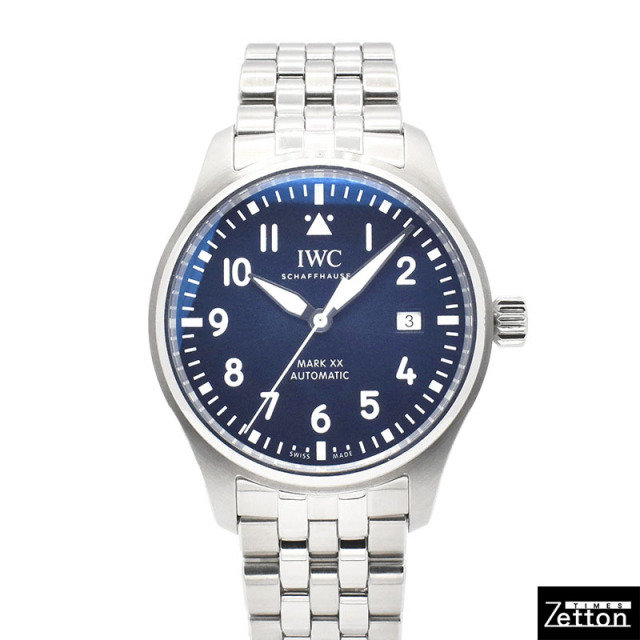 IWC パイロットウォッチ マーク20 IW328204 自動巻き ブルー ステンレススチール 40mm メンズ USED 中古 Zetton