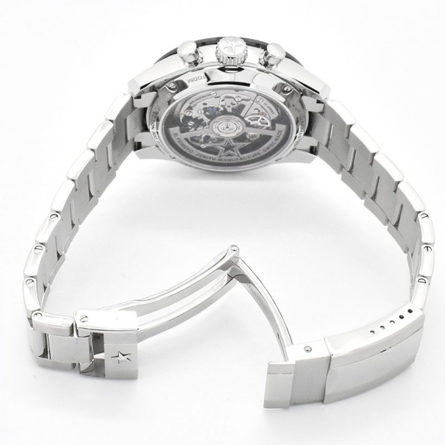 ゼニス ZENITH クロノマスター スポーツ ヨシダ スペシャル エディション 03.3106.3600/55.M3100 300本本限定 自動巻き アイスブルー/シルバー ステンレススチール 41mm メンズ 未使用品 Zetton
