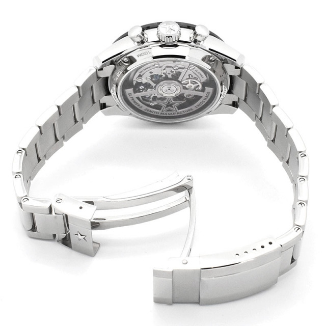 ゼニス ZENITH クロノマスター スポーツ ヨシダ スペシャル エディション 03.3106.3600/55.M3100 300本本限定 自動巻き アイスブルー/シルバー ステンレススチール 41mm メンズ 未使用品 Zetton