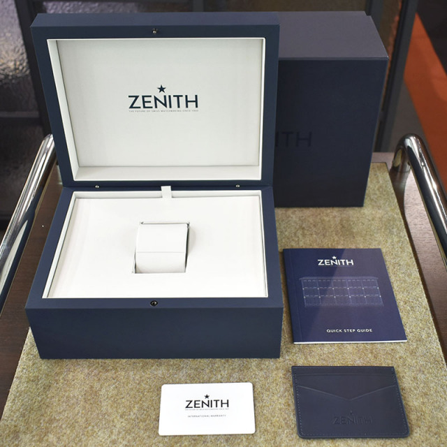 ゼニス ZENITH クロノマスター スポーツ ヨシダ スペシャル エディション 03.3106.3600/55.M3100 300本本限定 自動巻き アイスブルー/シルバー ステンレススチール 41mm メンズ 未使用品 Zetton