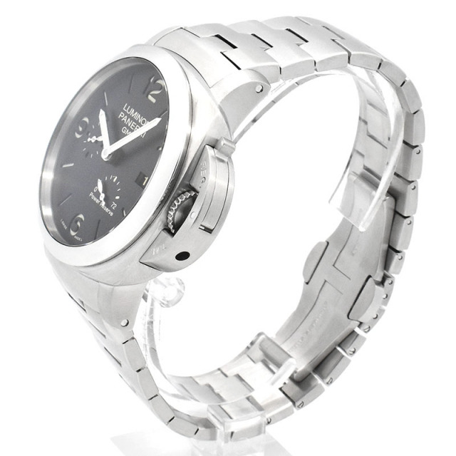 パネライ PANERAI ルミノール 1950 3デイズ GMTパワーリザーブ PAM00347 P番 自動巻き ブラック ステンレススチール 44mm メンズ USED 中古 Zetton