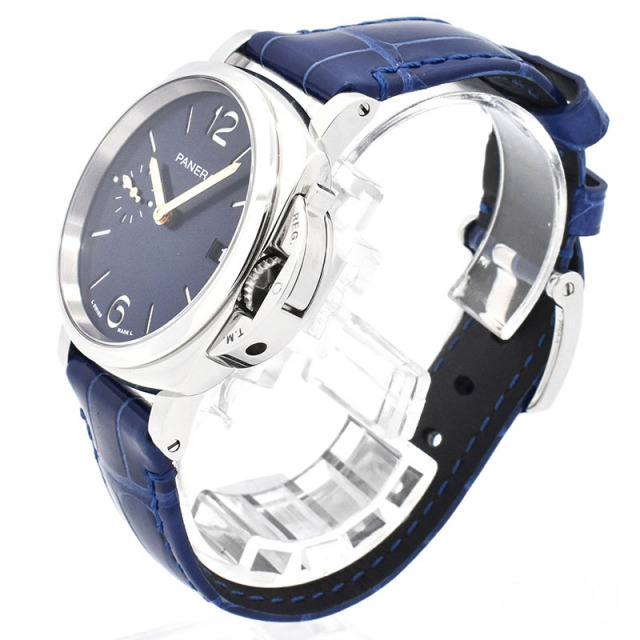 パネライ PANERAI ルミノール ピッコロ ドゥエ PAM01273 X番 自動巻き ブルー ステンレススチール 38mm メンズ 未使用品 Zetton