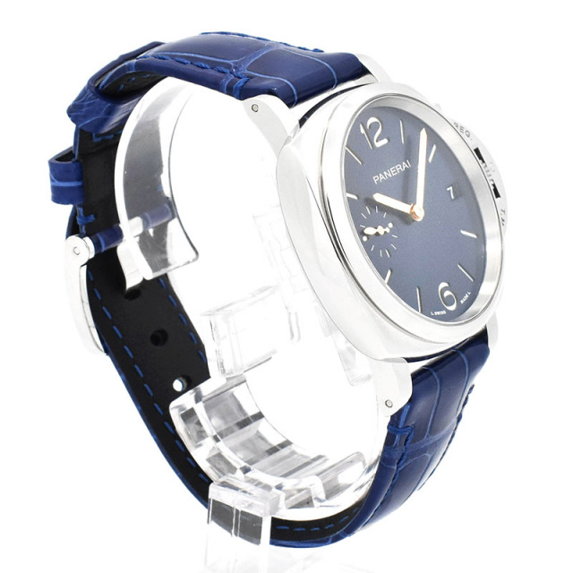 パネライ PANERAI ルミノール ピッコロ ドゥエ PAM01273 X番 自動巻き ブルー ステンレススチール 38mm メンズ 未使用品 Zetton