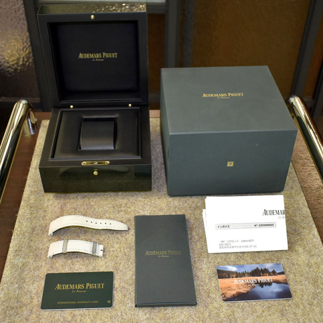オーデマ・ピゲ AUDEMARS PIGUET CODE 11.59 バイ オーデマ ピゲ クロノグラフ 26393BC.OO.A321CR.01 自動巻き ブルー 18Kホワイトゴールド 41mm メンズ USED 中古 Zetton
