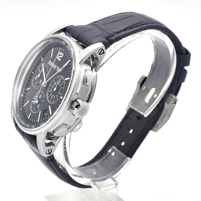 オーデマ・ピゲ AUDEMARS PIGUET CODE 11.59 バイ オーデマ ピゲ クロノグラフ 26393BC.OO.A321CR.01 自動巻き ブルー 18Kホワイトゴールド 41mm メンズ USED 中古 Zetton