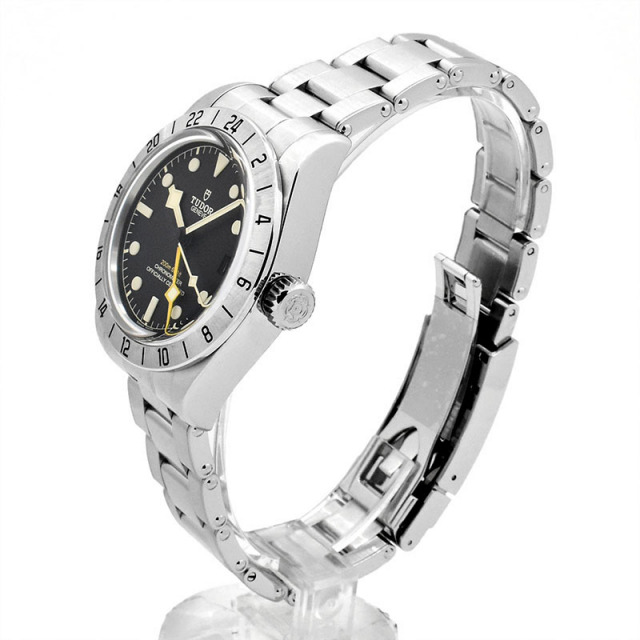 TUDOR ブラックベイプロ　79470 自動巻き腕時計　美品 トケマー:チューダー ブラックベイ プロ 79470 黒文字盤 SS 自動