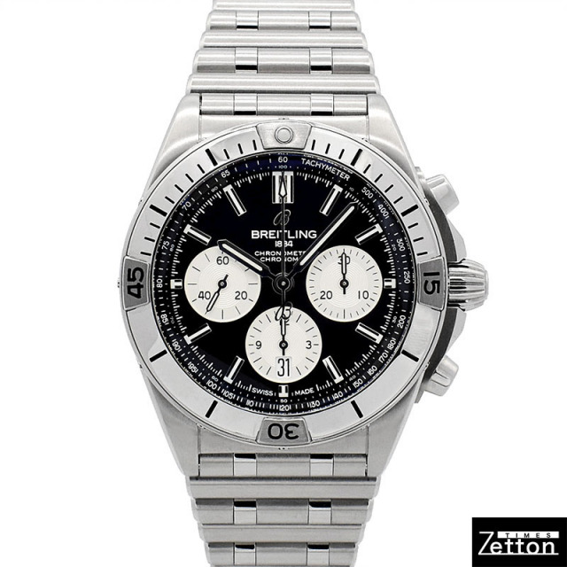 ブライトリング BREITLING クロノマット B01 42 ジャパンエディション AB0134101B2A1 自動巻き ブラック/シルバー 42mm メンズ USED 中古 Zetton
