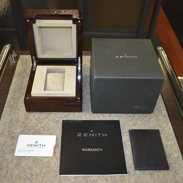 ゼニス ZENITH パイロット タイプ20 GMT 1903 96.2431.693/21.C738 世界1903本限定 自動巻き ブラック 48mm メンズ USED 中古 Zetton