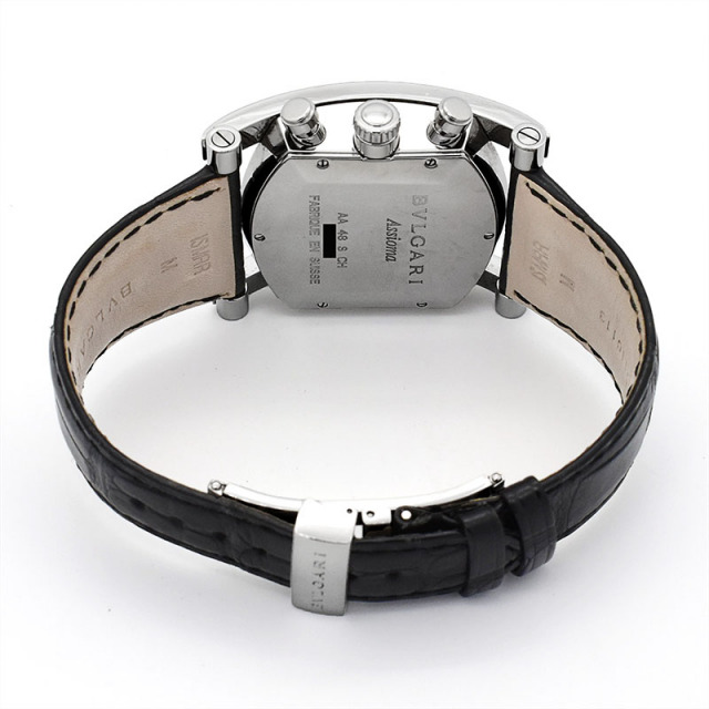 ブルガリ BVLGARI アショーマ クロノグラフ AA48BSLDCH 自動巻き ブラック 48mm メンズ USED 中古 Zetton
