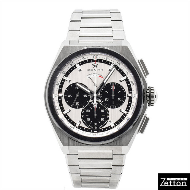 ゼニス ZENITH デファイ エル・プリメロ21 95.9005.9004/01.M9000 自動巻き シルバー/ブラック 44mm メンズ 未使用品 Zetton