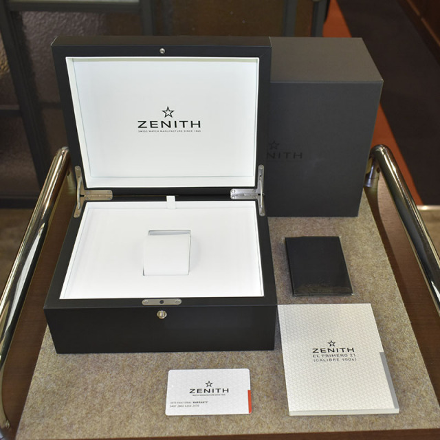 ゼニス ZENITH デファイ エル・プリメロ21 95.9005.9004/01.M9000 自動巻き シルバー/ブラック 44mm メンズ 未使用品 Zetton