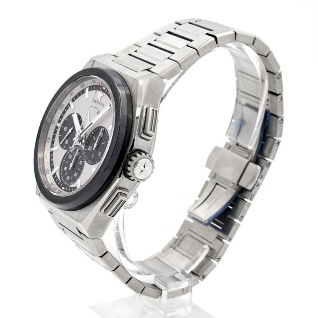 ゼニス ZENITH デファイ エル・プリメロ21 95.9005.9004/01.M9000 自動巻き シルバー/ブラック 44mm メンズ 未使用品 Zetton