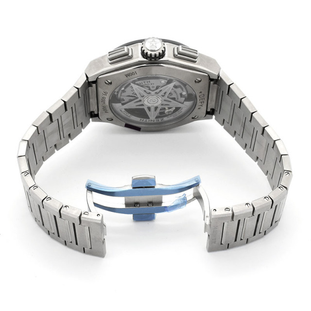 ゼニス ZENITH デファイ エル・プリメロ21 95.9005.9004/01.M9000 自動巻き シルバー/ブラック 44mm メンズ 未使用品 Zetton