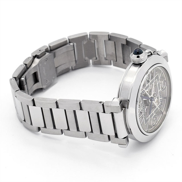 カルティエ CARTIER パシャ ドゥ カルティエ WHPA0007 自動巻き スケルトン 41mm メンズ 未使用品 Zetton