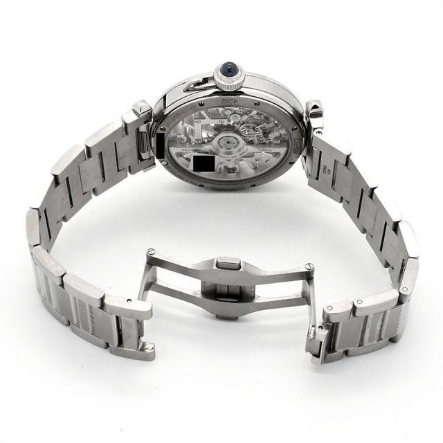 カルティエ CARTIER パシャ ドゥ カルティエ WHPA0007 自動巻き スケルトン 41mm メンズ 未使用品 Zetton