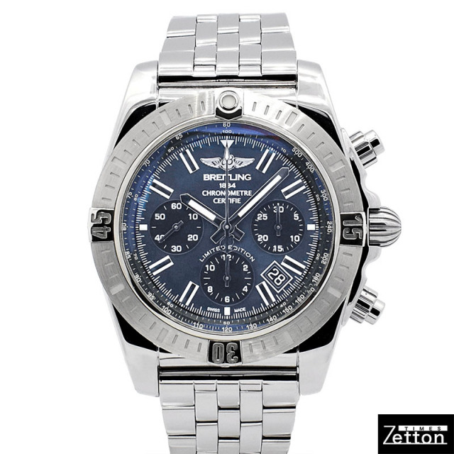 ブライトリング BREITLING クロノマット ブラックマザーオブパール AB01152A/BH20 日本300本限定 自動巻き ブラックシェル 44mm メンズ USED 中古 Zetton