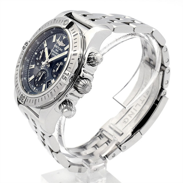 ブライトリング BREITLING クロノマット ブラックマザーオブパール AB01152A/BH20 日本300本限定 自動巻き ブラックシェル 44mm メンズ USED 中古 Zetton