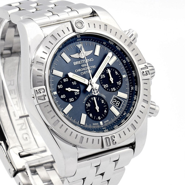 ブライトリング BREITLING クロノマット ブラックマザーオブパール AB01152A/BH20 日本300本限定 自動巻き ブラックシェル 44mm メンズ USED 中古 Zetton