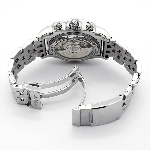 ブライトリング BREITLING クロノマット ブラックマザーオブパール AB01152A/BH20 日本300本限定 自動巻き ブラックシェル 44mm メンズ USED 中古 Zetton
