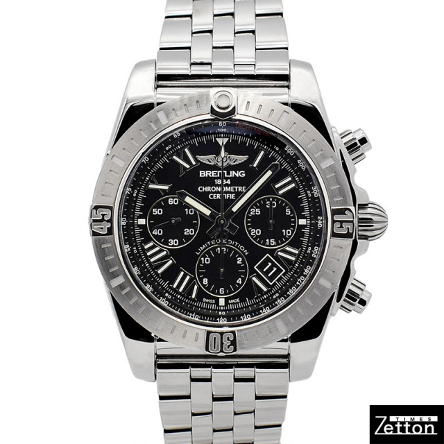 ブライトリング BREITLING クロノマット JSP ローマンインデックス リミテッド S001B-RPA(AB0115) 日本500本限定 自動巻き ブラック 44mm メンズ USED 中古 Zetton