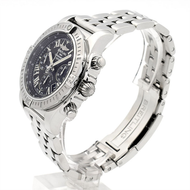 ブライトリング BREITLING クロノマット JSP ローマンインデックス リミテッド S001B-RPA(AB0115) 日本500本限定 自動巻き ブラック 44mm メンズ USED 中古 Zetton
