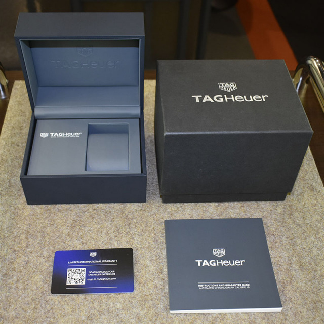 タグホイヤー TAG HEUER カレラ クロノグラフ キャリバー16 CV201AR.BA0715 自動巻き ブルー 41mm メンズ USED 中古 Zetton