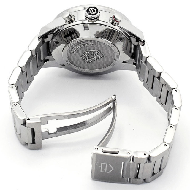 タグホイヤー TAG HEUER カレラ クロノグラフ キャリバー16 CV201AR.BA0715 自動巻き ブルー 41mm メンズ USED 中古 Zetton