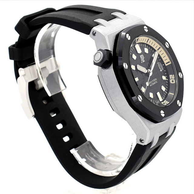 オーデマ・ピゲ AUDEMARS PIGUET ロイヤルオークオフショア ダイバー 15720CN.OO.A002CA.01 ブティック300本限定 自動巻き ブラック 42mm メンズ 未使用品 Zetton