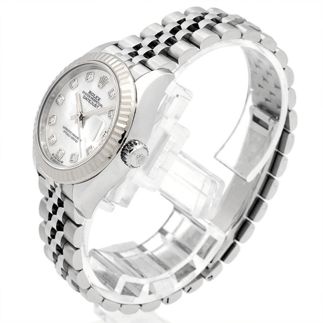 ロレックス ROLEX デイトジャスト 28 279174NG 自動巻き ホワイトシェル 28mm メンズ USED 中古 Zetton