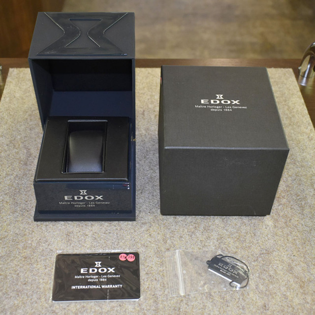 エドックス EDOX ネプチュニアン オートマティック 80120-3NM-NIN 自動巻き ブラック 44mm メンズ USED 中古 Zetton