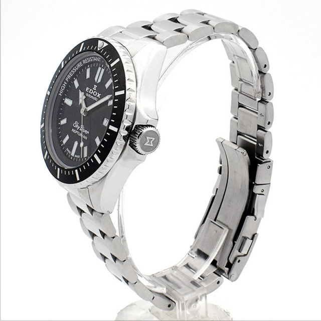エドックス EDOX ネプチュニアン オートマティック 80120-3NM-NIN 自動巻き ブラック 44mm メンズ USED 中古 Zetton