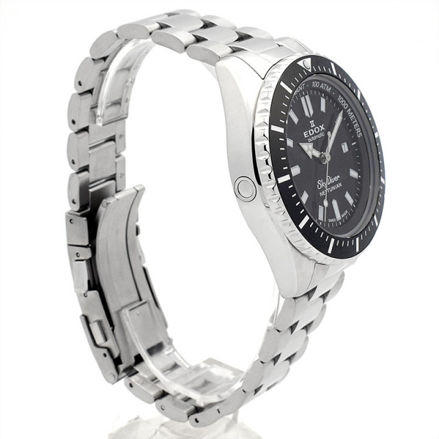 エドックス EDOX ネプチュニアン オートマティック 80120-3NM-NIN 自動巻き ブラック 44mm メンズ USED 中古 Zetton
