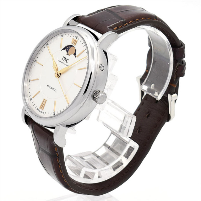 IWC ポートフィノ オートマティック ムーンフェイズ IW459401 自動巻き シルバー 40mm メンズ USED 中古 Zetton