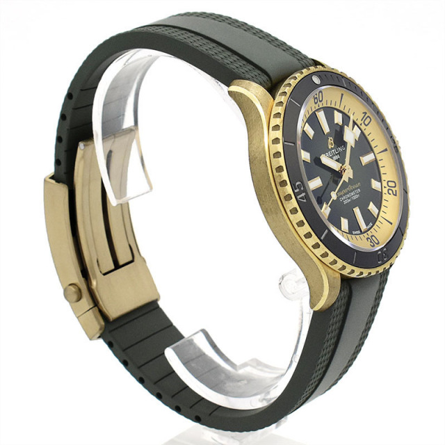 ブライトリング BREITLING スーパーオーシャン オートマチック 42 N17375201L1S1 自動巻き グリーン 42mm メンズ USED 中古 Zetton
