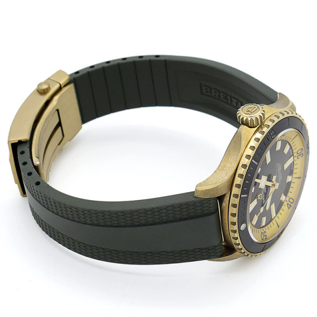 ブライトリング BREITLING スーパーオーシャン オートマチック 42 N17375201L1S1 自動巻き グリーン 42mm メンズ USED 中古 Zetton