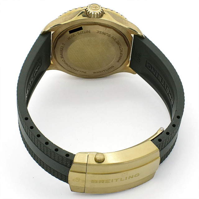 ブライトリング BREITLING スーパーオーシャン オートマチック 42 N17375201L1S1 自動巻き グリーン 42mm メンズ USED 中古 Zetton