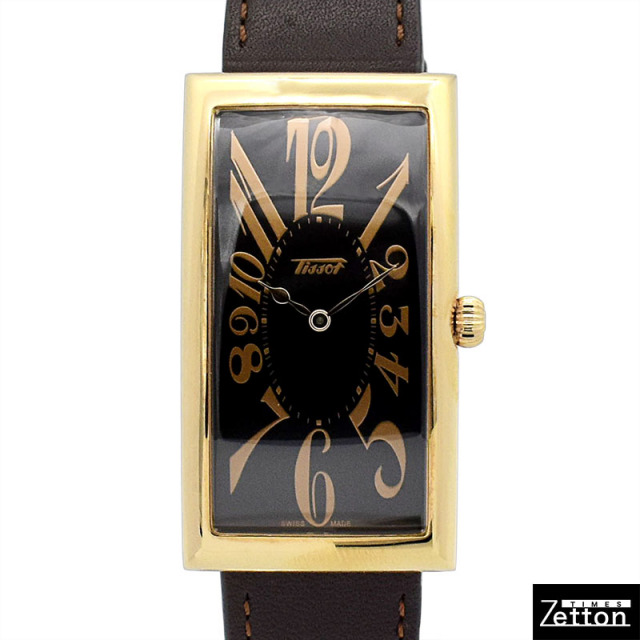 ティソ TISSOT ヘリテージ バナナ T117.509.36.052.00 クォーツ ブラック 27mm メンズ USED 中古 Zetton