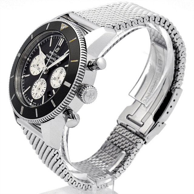 ブライトリング BREITLING スーパーオーシャン ヘリテージ B01 クロノグラフ 44 AB0162121B1A1 自動巻き ブラック/シルバー 44mm メンズ USED 中古 Zetton