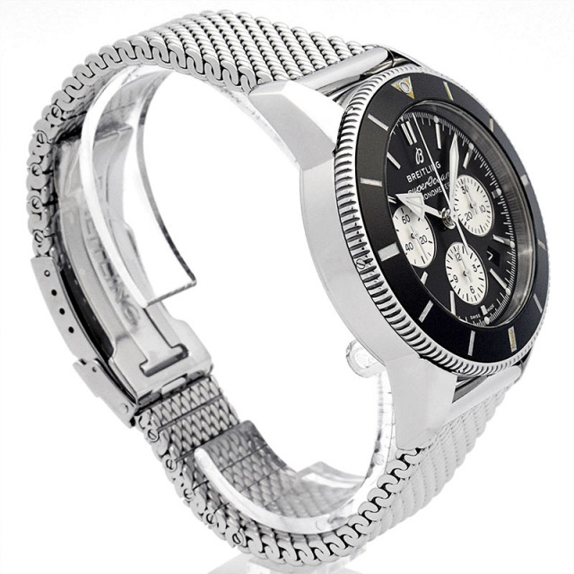 ブライトリング BREITLING スーパーオーシャン ヘリテージ B01 クロノグラフ 44 AB0162121B1A1 自動巻き ブラック/シルバー 44mm メンズ USED 中古 Zetton