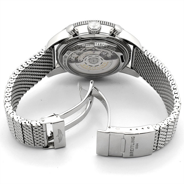 ブライトリング BREITLING スーパーオーシャン ヘリテージ B01 クロノグラフ 44 AB0162121B1A1 自動巻き ブラック/シルバー 44mm メンズ USED 中古 Zetton