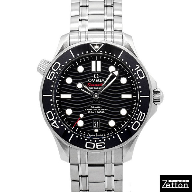オメガ OMEGA シーマスター 300 コーアクシャル マスタークロノメーター 210.30.42.20.01.001 自動巻き ブラック 42mm メンズ USED 中古 Zetton