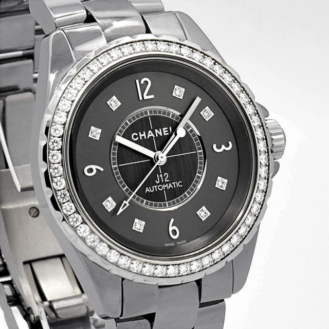 CHANEL シャネル J12 メンズクロマティック ベゼルダイヤ H2566