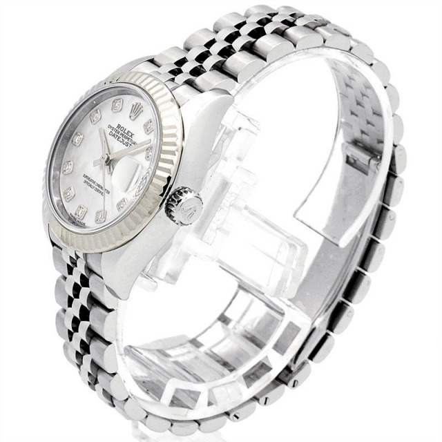 28点‼️ROLEX　ロレックス　冊子　デイトジャスト　腕時計 中古)ROLEX ロレックス デイトジャスト 28 179239NG ホワイト
