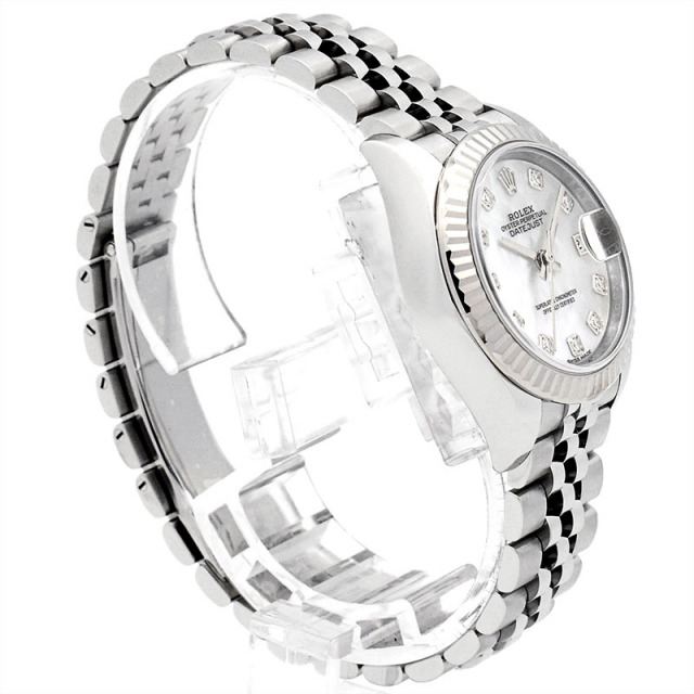 ロレックス ROLEX デイトジャスト 28 279174NG 自動巻き ホワイトシェル 28mm レディース USED 中古 Zetton