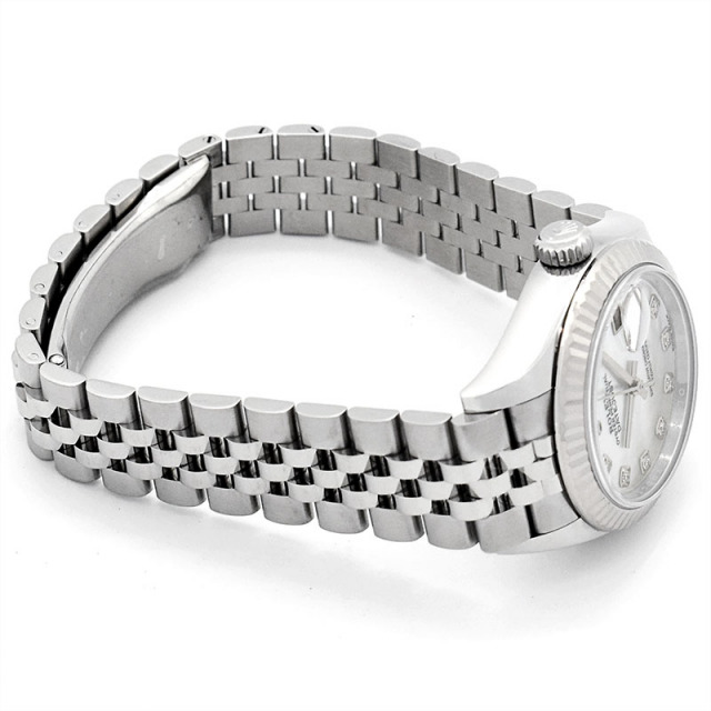 ロレックス ROLEX デイトジャスト 28 279174NG 自動巻き ホワイトシェル 28mm レディース USED 中古 Zetton