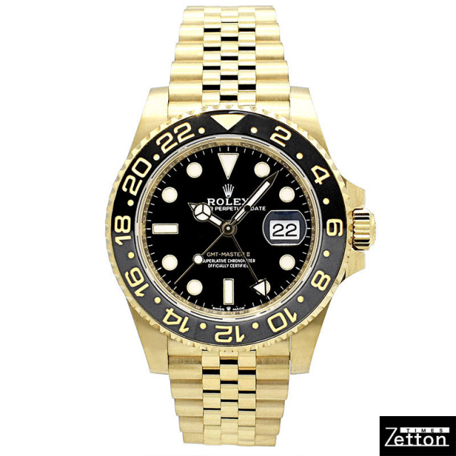 国際保証書有り】ROLEX ロレックス GMTマスター2 126718GRNR 腕時計